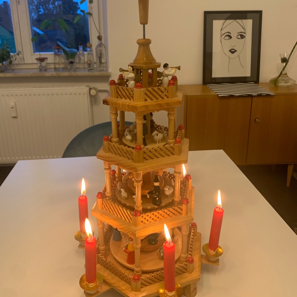 Vintage German Christmas pyramid